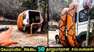 கேமராவில் சிக்கி சிலிர்க்கவைத்த 50 தாறுமாறான சம்பவங்கள்  Incredible Things Caught On Camera [upl. by Htederem597]