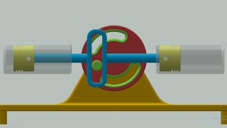 How Scotch Yoke Mechanism Works  Best 3D Animation [upl. by Corinna]