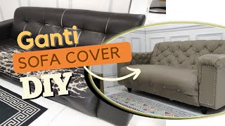 Ganti kulit sofa buat sendiri reupholsterjomgergaji [upl. by Helfant]