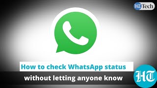 How to check WhatsApp status without letting anyone know [upl. by Adley319]