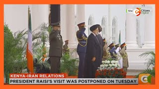 President Ruto hosts his Iran counterpart Ebrahim Raisi at State House Nairobi [upl. by Vanthe]