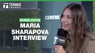 Maria Sharapova on friendship with Serena Williams dinner with Iga amp Naomi  2024 Wimbledon [upl. by Rufford]