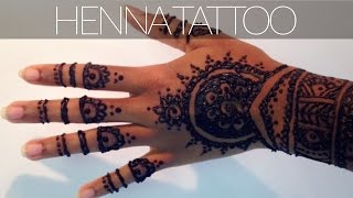 Henna Tattoo Tutorial  plus tips amp tricks for a dark stain [upl. by Brunhilde]