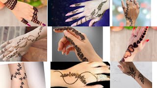 15 simple mehandi design🤩 [upl. by Eniarral]