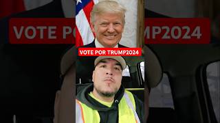 Vote por Donald Trump para presidente de los Estados Unidos fyp elections2024 trump2024 migrants [upl. by Chloras]