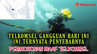 penyebab telkomsel gangguan hari ini dan permohonan maaf telkomsel [upl. by Willi]