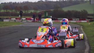 Fulbeck Lincolnshire Kart Racing Club karting practice slomo [upl. by Kariv36]