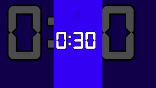 ⚡🎵 Epic Electric Timer  30 Seconds Countdown 🎵⚡ 30 SECOND TIMER green timer video [upl. by Amitie191]