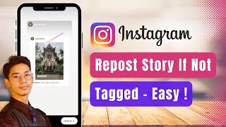 How to Repost Story on Instagram If Not Tagged [upl. by Sral]