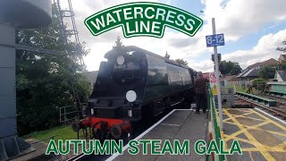 Watercress Line Autumn Steam Gala 05102024 [upl. by Mallen169]