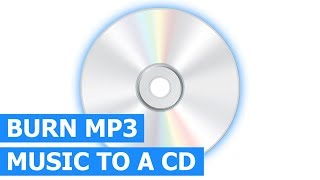 How to burn MP3 to an Audio CD for any CD player amp car stereo using Windows Media Player [upl. by Zurc127]