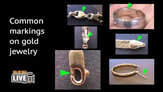 Identifying markings on gold jewelry [upl. by Dion]