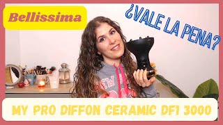 Secador Difusor Bellissima My Pro Diffon Ceramic DF1 3000 para pelo rizado ¿Merece la pena [upl. by Aihtnamas]