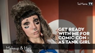 GRWM for Comic Con Stockholm as Tank Girl [upl. by Bullard399]