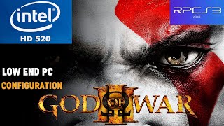 God Of War 3 Rpcs3 Intel HD 520 Low End PC  Configuration [upl. by Delano]