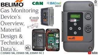 Belimo Gas Monitoring Devices Overview  air  BACnet MSTP  hvac  carbonmonoxide no2 [upl. by Elleinnad12]