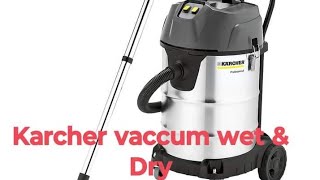 Karcher Vaccum cleaner Vaccum installation vaccum wet and dry use Dry and wet vaccum Carpet clea [upl. by Lang]