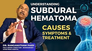 Subdural Hematoma  Causes  Symptoms  Treatment  Dr Ranganatham Paidi  Senior Consultant [upl. by Ainad]