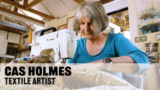 Interview  The unique textile art of Cas Holmes [upl. by Anitsirt]