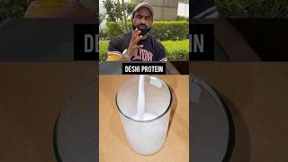 gym coach nitesh soni deshi protein recipedeshi protein niteshsoniprotein celebrityrecipe [upl. by Lockhart]