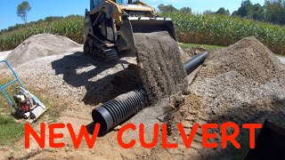 Replacing an Old Culvert Pipe in Driveway [upl. by Gelman]