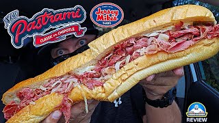 Jersey Mikes® Chipotle Pastrami Sub Review  The BEST Pastrami Sub You Can Buy  theendorsement [upl. by Martica228]