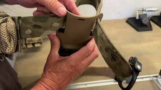 Safariland holster gun belt position retention adapter [upl. by Anelat]