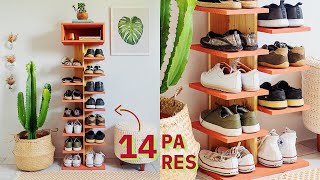 DIY  SAPATEIRA CENTOPEIA Para TODOS seus sapatos [upl. by Kuehnel36]