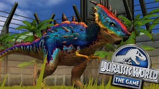 Pachygalosaurus Legendary Hybrid Max Level 40  Jurassic World The Game [upl. by Lotz]