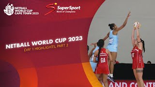 Netball World Cup 2023  Day 1 Highlights Part 2 [upl. by Neerahs]