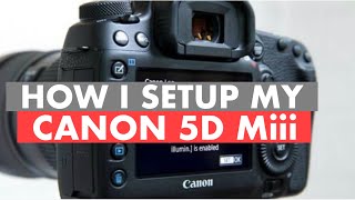 Canon 5D Mark iii Settings For Portrait And Wedding Photography [upl. by Fitton353]