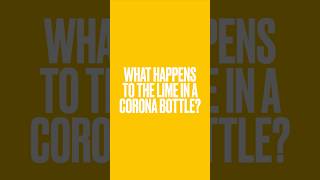 What happens to the lime in a Corona bottle when we recycle 🍋‍🟩 [upl. by Lissak]