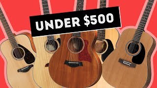 Tonys Top 5 Beginner Acoustic Guitars Under 500 [upl. by Eleirbag]