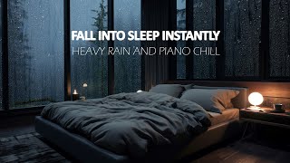 Healing piano melodies and rain sounds 🌧️ therapeutic power of music for relaxation  Fall Asleep [upl. by Mcwherter]