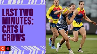 Last Two Minutes Geelong v Kuwarna  Week Nine 2024  AFLW [upl. by Ani]