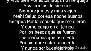 Gera Mxm  Buenos tiempos Letra [upl. by Munroe]