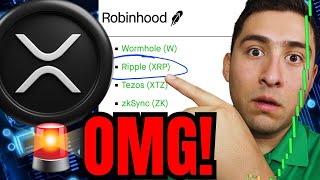 XRP HOLDERS  ROBINHOOD XRP LISTING NOTICE [upl. by Elnore]