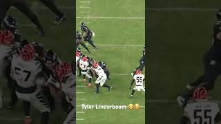 TYLER LINDERBAUM lands FOUR blocks on one play FirstDown Ravens RavensFlock [upl. by Gabriello567]