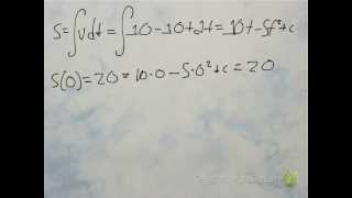 CalculusBased Physics Projectile Motion Example [upl. by Westlund]