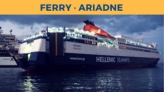 Arrival of ferry ARIADNE in Piraeus Hellenic Seaways [upl. by Howzell]