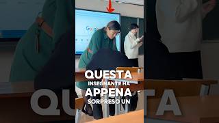 La Prof Sorprende un ALUNNO A DORMIRE IN CLASSE ma Quando Scopre il Motivo [upl. by Htnnek]