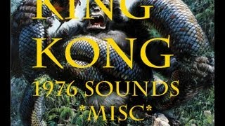 King Kong 1976 Sounds MISC [upl. by Brett]