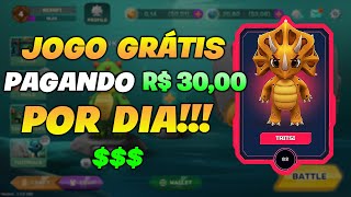 NOVO JOGO NFT GRATIS PAGANDO R3000 POR DIA  DINO WARS  TUTORIAL COMPLETO CORRE [upl. by Oicor244]