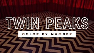 Color By Numbers Twin Peaks [upl. by Ahsinek]