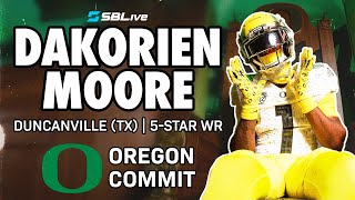 DAKORIEN MOORE PICKS THE DUCKS  FORMER LSU COMMIT SELECTS OREGON AS NEW LANDING SPOT 🏈 [upl. by Robby]