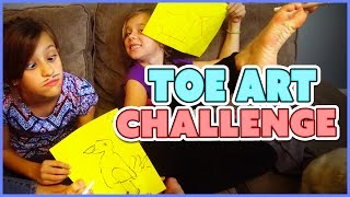 🎨TOE ART CHALLENGE 🎨AND READING YOUR SNAPCHATS  SMELLYBELLYTV [upl. by Sidnal173]