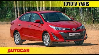 Toyota Yaris  First Drive Review  Autocar India [upl. by Kinna279]