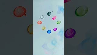 satisfying waterdrop colours mixing colormixing ytshorts shortsart [upl. by Eicam]