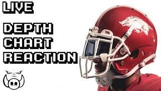 Razorbacks Release First Depth Chart Reaction [upl. by Mutua]