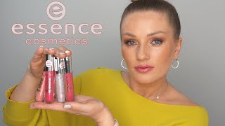 Essence Cosmetics Extreme Shine Volume Lipgloss Review and Swatches [upl. by Etnovert]